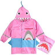 GOLD BABY dětská pláštěnka Pink Shark L 110-120 cm - Pláštěnka