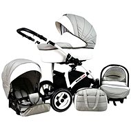 RAF-POL 3-in-1 White Lux Latte - Baby Buggy