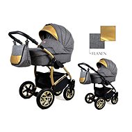 RAF-POL Gold Lux Flaxen - Baby Buggy
