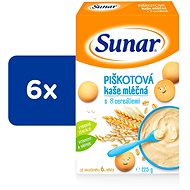 Sunar milk porridge with 8 cereals 6×220 g - Milk Porridge
