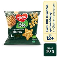 Křupky pro děti Hami Bio kukuřičné-quinoa křupky s ananasem 20 g, 12+