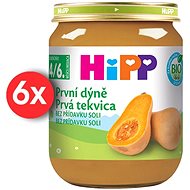 HiPP BIO První dýně od uk. 4.-6.měsíce, 6 × 125 g - Příkrm