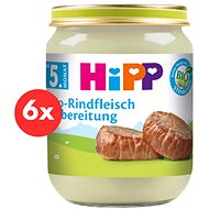 HiPP BIO Hovězí maso 6× 125 g - Příkrm