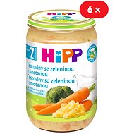 HiPP BIO Těstoviny se zeleninou a smetanou - 6× 220 g - Příkrm