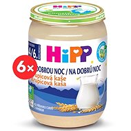 HiPP BIO Good-night Porridge Semolina - 6 × 190g - Milk Porridge