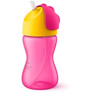 Children's Water Bottle Philips AVENT Cup with a flexible straw 300ml, girl