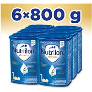 Nutrilon 1 Advanced Good Night počáteční kojenecké mléko 6× 800 g, 0+ - Kojenecké mléko