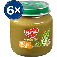 Hami První lžička Zelený hrášek 6× 125 g - Příkrm