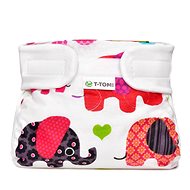 T-tomi Abdukční kalhotky, pink elephants (3-6 kg) - Abdukční kalhotky
