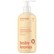 Dětské mýdlo ATTITUDE Baby Leaves 2v1 s vůní hruškové šťávy 473 ml - Dětské mýdlo
