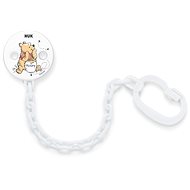 NUK Soother Clip Penguin - White - Dummy Clip