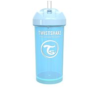 TWISTSHAKE Bottle with Straw  360ml Blue - Children's Water Bottle