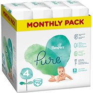 PAMPERS Pure Protection vel. 4 (112 ks) - Dětské pleny