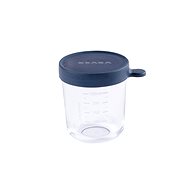 Beaba Kelímek na jídlo skleněný 250 ml tmavě modrý - Dóza