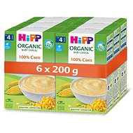 HiPP BIO První obilná kaše - 100% kukuřičná - 6× 200 g - Nemléčná kaše