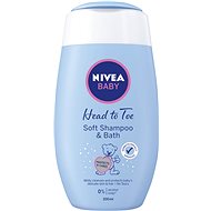 NIVEA Baby Soft Shampoo&Bath 200 ml - Dětská pěna do koupele