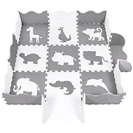 EVA Puzzle podložka Safari 31,5 × 31,5 × 1 cm (25 ks) - Pěnové puzzle