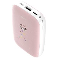 Powerbanka Baseus Mini Q Hand Warmer Power Bank 10000mAh Pink