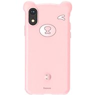 Kryt na mobil Baseus Bear Silicone Case pro iPhone Xr 6.1" Pink