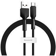 Baseus Silica Gel Cable USB to Type-C (USB-C) 1m Black - Datový kabel