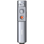 Baseus Orange Dot Wireless Presenter, Green Laser, Grey
