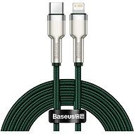 Baseus Cafule Series nabíjecí / datový kabel USB-C na Lightning PD 20W 2m, zelená - Datový kabel