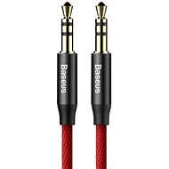 Baseus Yiven Series audio kabel 3,5mm Jack 1m, červená-černá