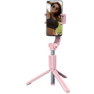 Stabilizátor Baseus Lovely Uniaxial Bluetooth Folding Stand Selfie Gimbal Stabilizer Pink - Stabilizátor