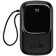 Baseus Qpow Digital Display Powerbank 20000mAh 22.5W (With Type-C Cable) Black - Powerbanka