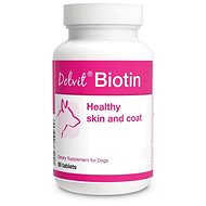 Dolfos Dolvit Biotin 90 tbl - healthy skin and hair - Food Supplement for Dogs