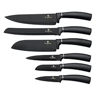 BerlingerHaus Sada nožů s nepřilnavým povrchem 6 ks Carbon PRO Line BH-2576 - Sada nožů