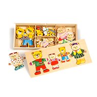 Wooden Figures - Bear Family - Puzzle