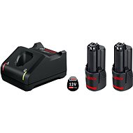 BOSCH 2× GBA 12V 2.0Ah + GAL 12V-40 - Nabíječka a náhradní baterie