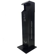 BOROVKA RENTAL Contactless Stand CITY XL - 15l Plastic Canister - Black - Disinfection Stand