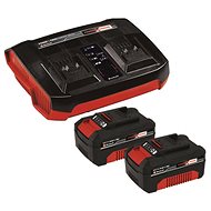 Einhell Starter Kit 2x 18V 4,0Ah & Twincharger - Nabíječka a náhradní baterie