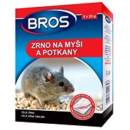 Rodenticid BROS zrno na myši a potkany 6x20g - Rodenticid