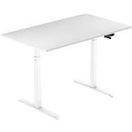 AlzaErgo Table ET3 bílý + deska TTE-12 120x80cm bílý laminát - Výškově nastavitelný stůl