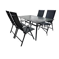 LA PROROMANCE Set zahradního nábytku G47+T17 antracit 1stůl + 4křesla - Garden Furniture