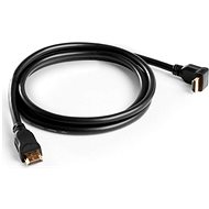 Meliconi 497013 Vysoce kvalitní kabel HDMI se zástrčkou 90° ideální pro Slim TV. 1,5 m pro A/V připo - Video kabel