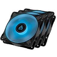 ARCTIC P12 PWM PST RGB 0dB Value pack (3ks) Black - Ventilátor do PC
