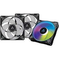 ARCTIC P14 PWM PST A-RGB 0dB Value pack (3ks) Black - Ventilátor do PC