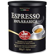 Saquella Arabica plech, mletá káva (250g)