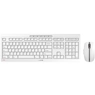 CHERRY STREAM DESKTOP RECHARGE bílo-šedý - UK - Set klávesnice a myši