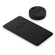 CHIPOLO ONE – smart lokátor na klíče + CARD Spot– Chytrý vyhledávač peněženky, černý