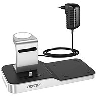 Bezdrátová nabíječka ChoeTech 4 in 1 MFi Wireless Charging Dock for iPhone + Apple Watch + AirPods - Bezdrátová nabíječka