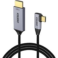 ChoeTech USB-C to HDMI 90° Thunderbolt 3 Compatible 4K@60Hz Cable 1.8m - Video kabel