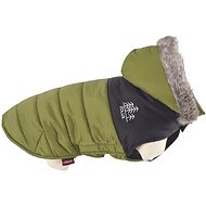 Zolux Nepromokavá bunda s kapucí khaki 25 cm - Obleček pro psy