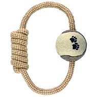 IMAC Jute Puller with Tennis Ball 20cm - Dog Toy