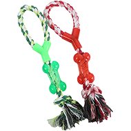 Shone Toy Tug of War with Rubber Roller - Dog Toy