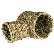 Trixie Tunnel with Branch for Guinea Pigs and Rabbits 30 × 25 × 50cm - Climbing Frame for Rodents